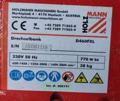 Nouvelles Arrivées -Scheppach HOLZMANN Moteur pour tour a bois D460FXL 10012740 1