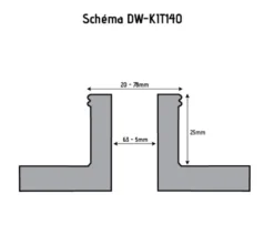 HOLZPROFI - DW-KIT140 Coffret Mandrin 4 Mors & Accessoires -Scheppach HOLZPROFI DW KIT140 Coffret mandrin 4 mors Accessoires D 1