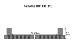 HOLZPROFI - DW-KIT140 Coffret Mandrin 4 Mors & Accessoires -Scheppach HOLZPROFI DW KIT140 Coffret mandrin 4 mors Accessoires D 3