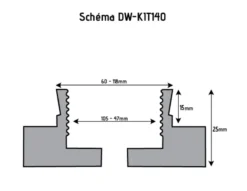HOLZPROFI - DW-KIT140 Coffret Mandrin 4 Mors & Accessoires -Scheppach HOLZPROFI DW KIT140 Coffret mandrin 4 mors Accessoires D 5