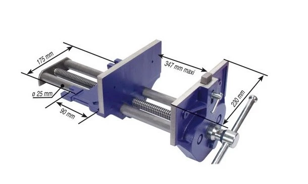 ÉTABLIS FRANÇOIS - PR 52 - Presse à Serrage Rapide - Ouverture Max. 340 Mm 3 ÉTABLIS FRANÇOIS - PR 52 - Presse à Serrage Rapide - Ouverture Max. 340 Mm – Image 3